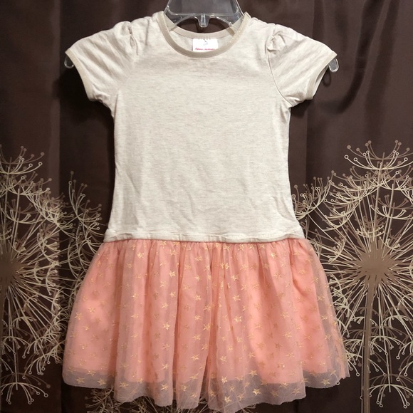 Hanna Andersson Other - SOLD ✅ HANNA ANDERSSON Pink Tulle Star Dress Sz 5